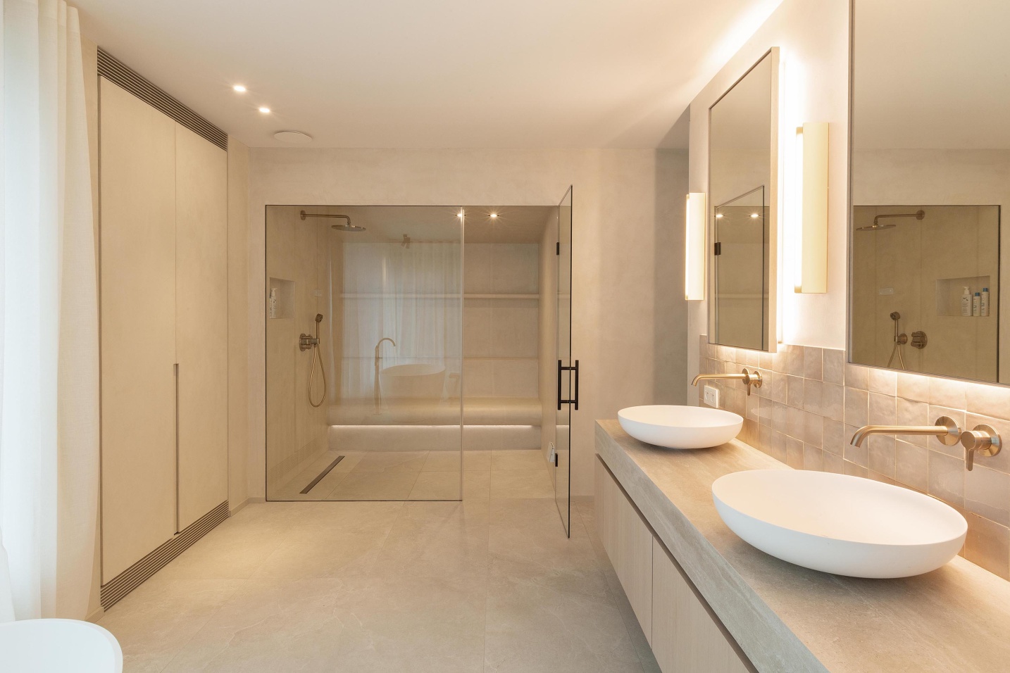 Badkamer luxe ontwerp tegels mortex design ontwerp - SFAR architecten