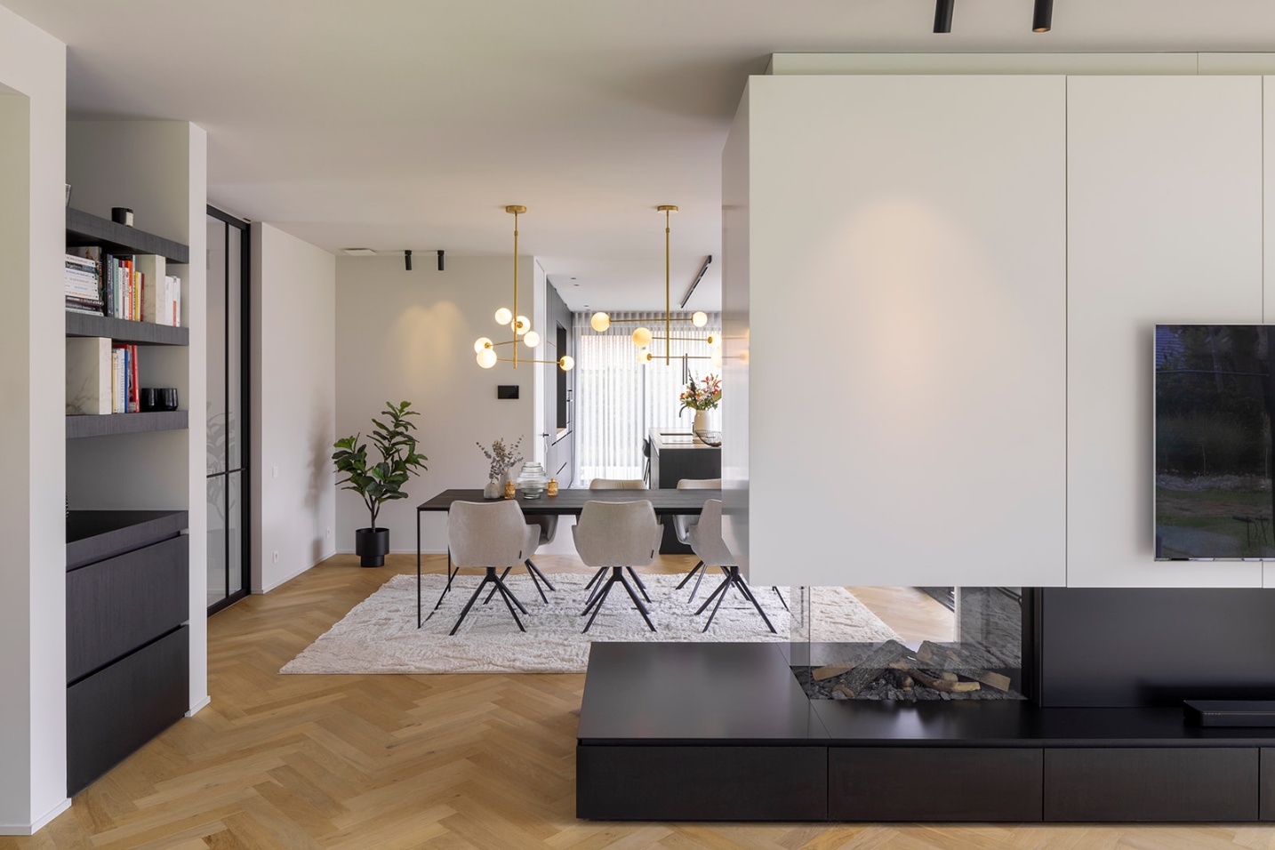 Interieur leefruimte gashaard uniek high-end barmeubel - SFAR Interieur & Architecten