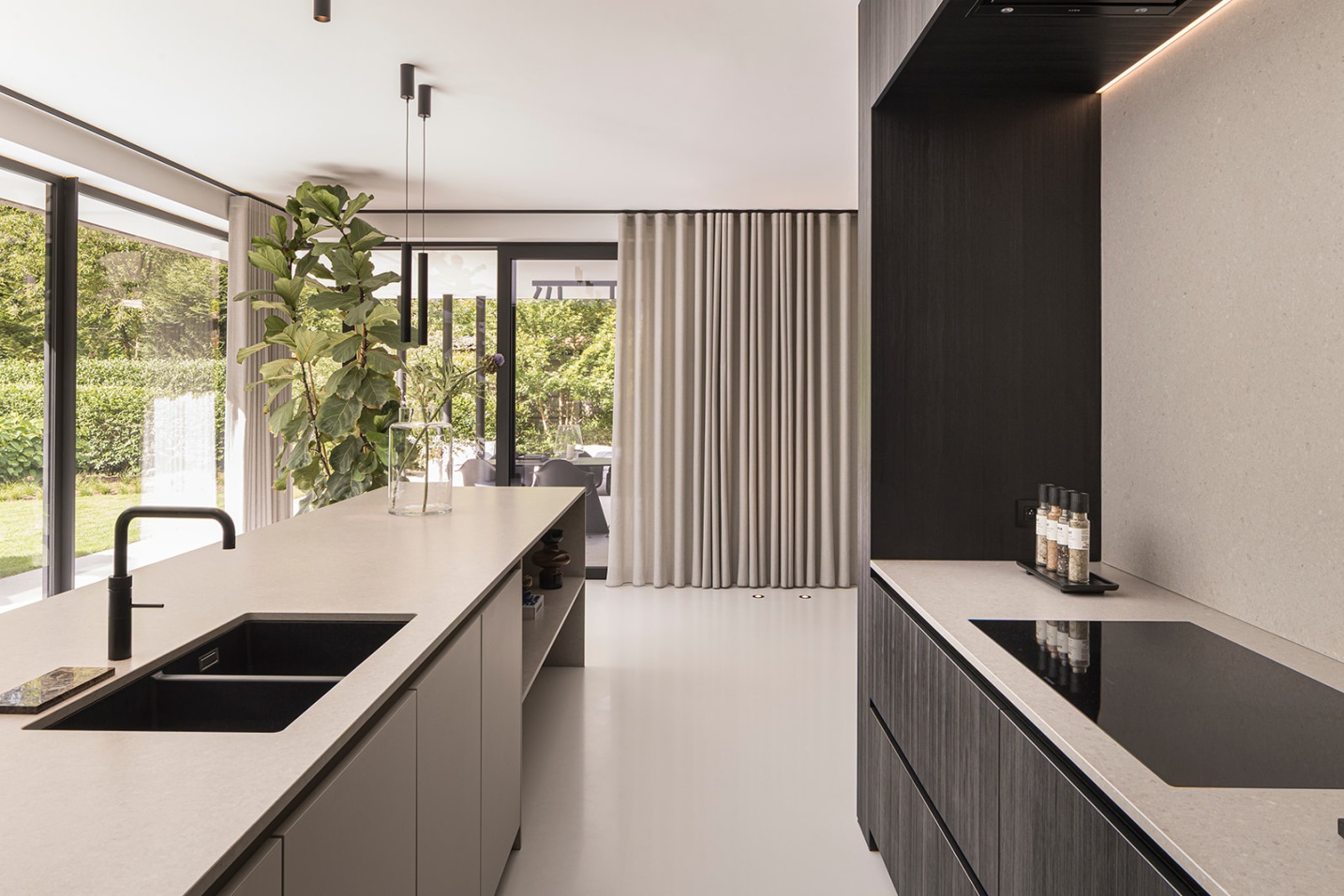 tijdloze keuken modern ontwerp keuken & ontwerp architect interieur sfeer - SFAR interieur & architecten
