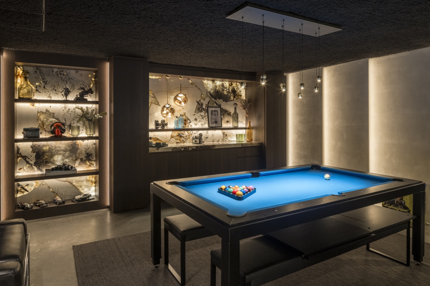 marble luxury mancave design interior architect - SFAR interieur & architecten Hasselt