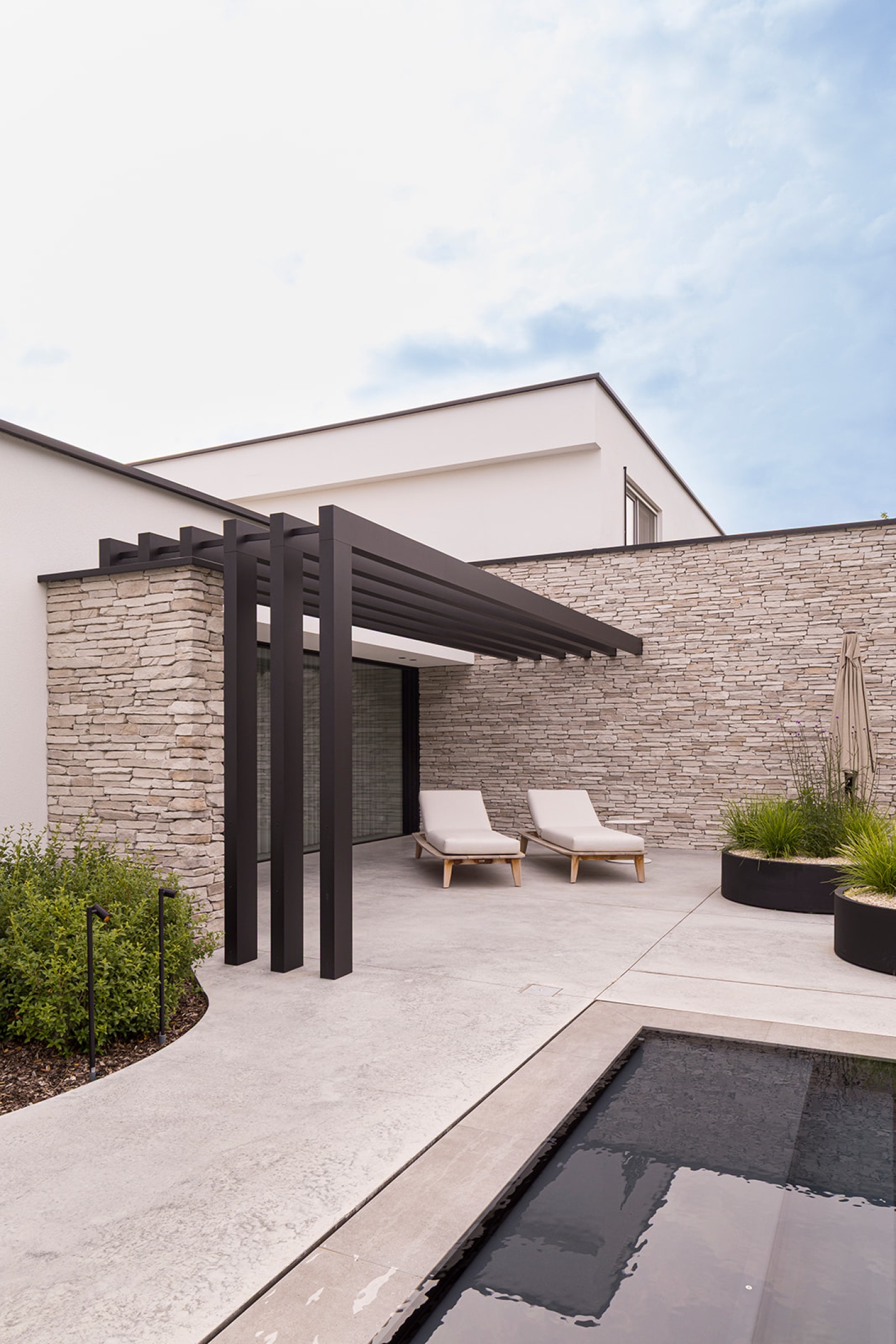 achtergevel nieuw ontwerp architect Limburg Hasselt  - SFAR Interieur & Architecten