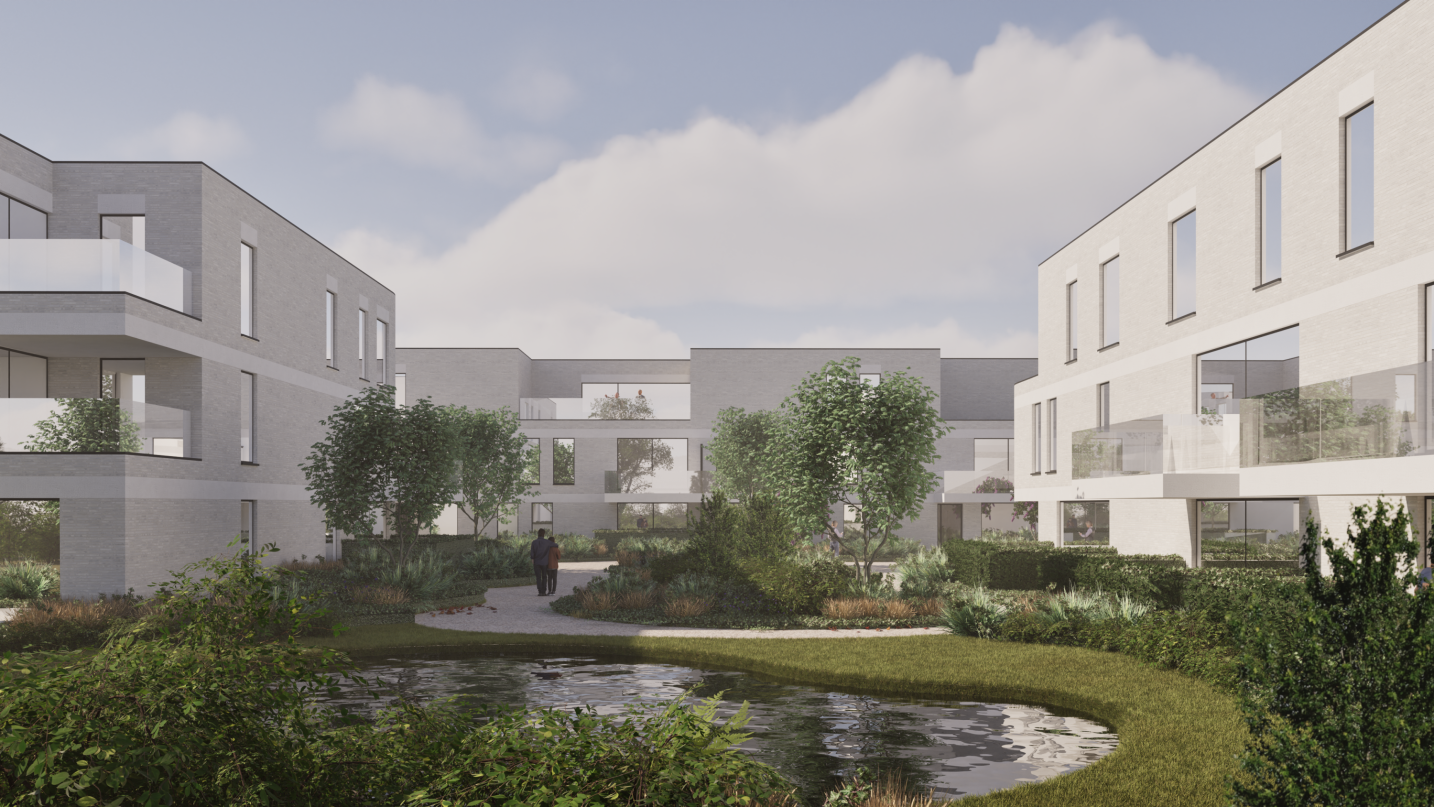 Gedetailleerde architectuur met ritme en evenwicht in het gevelbeeld – SFAR interieur & architecten Limburg