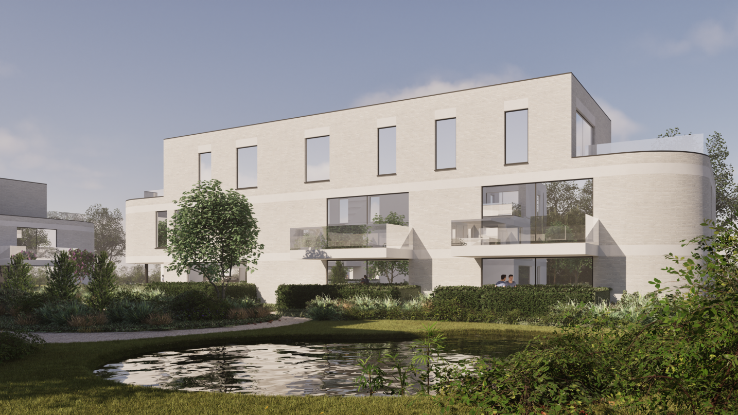 Moderne woonblokken met verfijnde gevelopbouw en dieptewerking – SFAR interieur & architecten Limburg