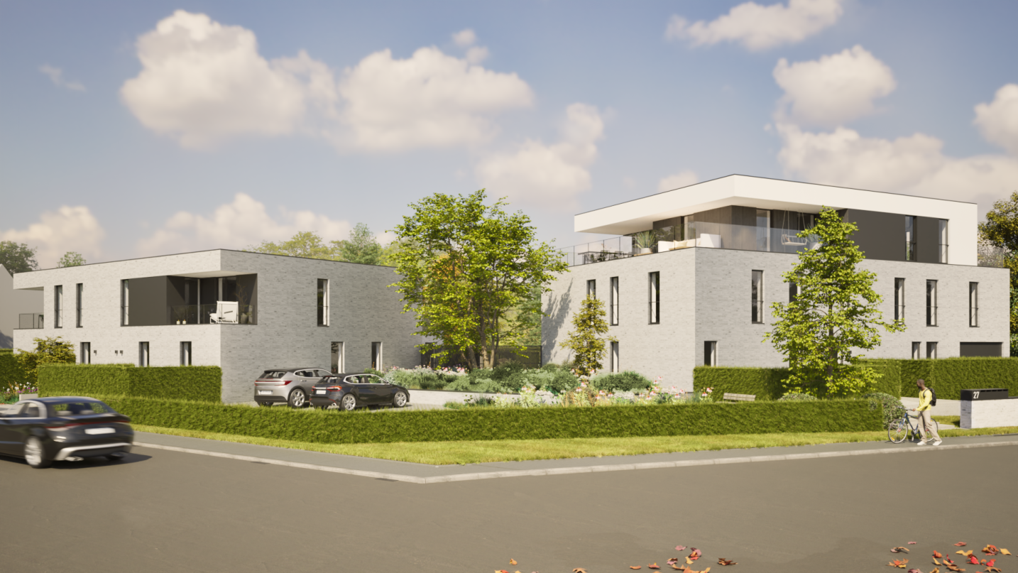 Twee luxe appartementsgebouwen op een prominente stedelijke hoeklocatie – SFAR interieur & architecten Limburg