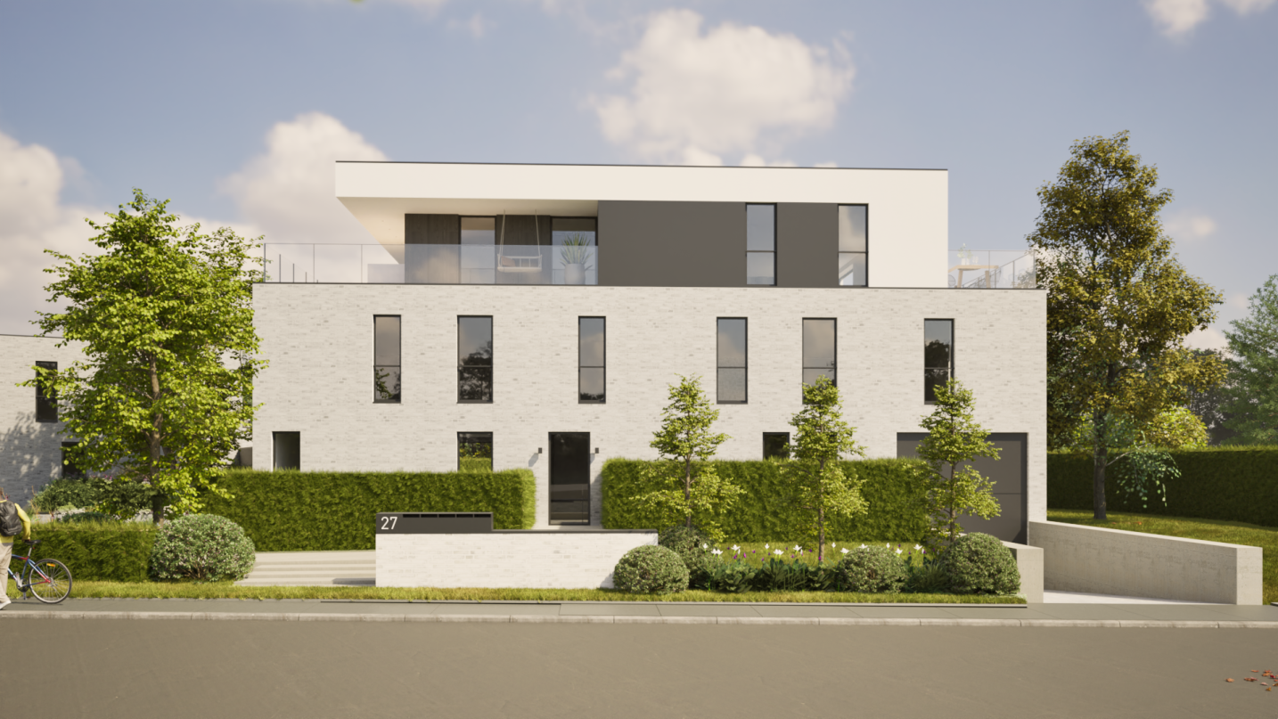 Hedendaagse residentiële architectuur met sterke stedelijke uitstraling – SFAR interieur & architecten Limburg