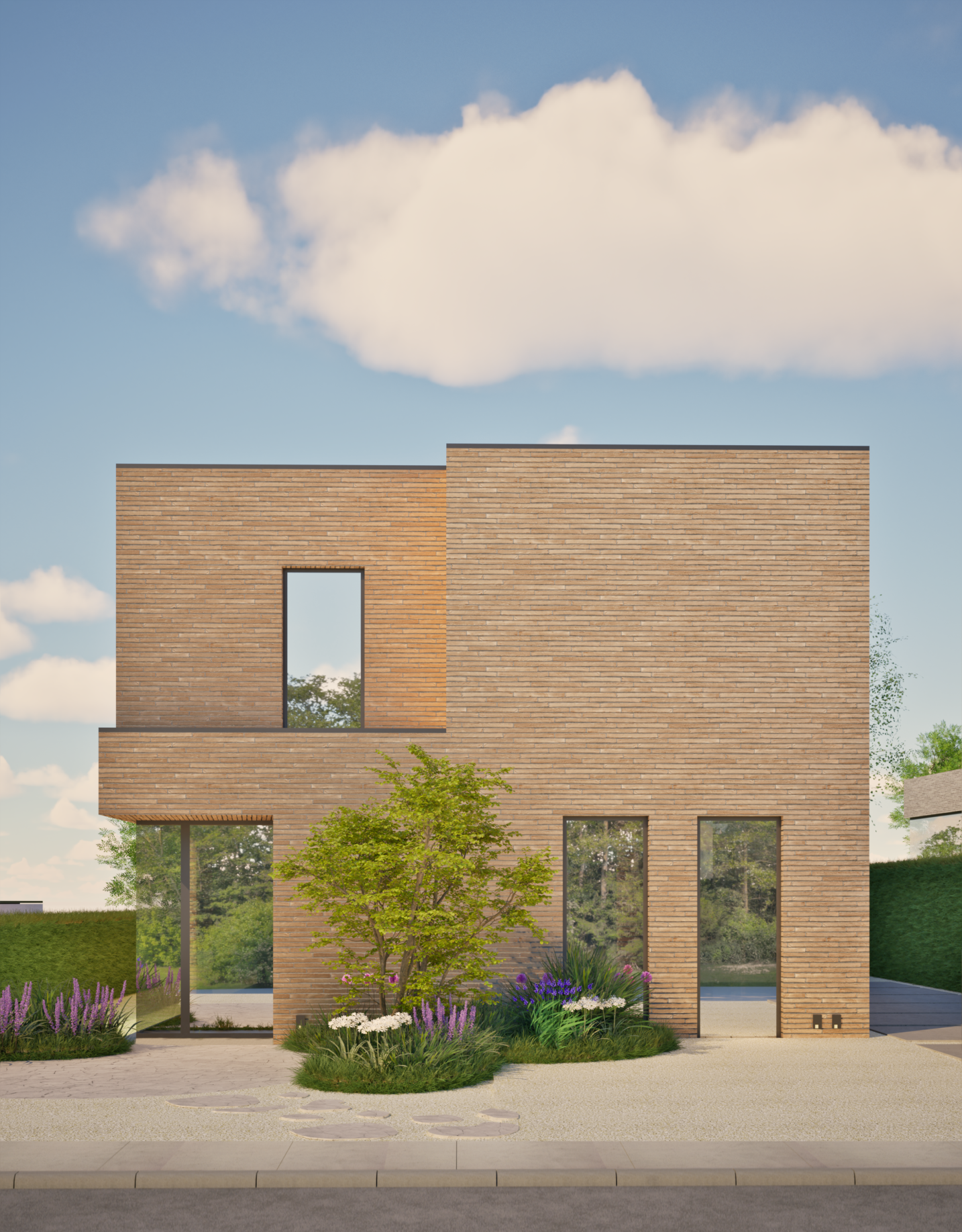 Moderne woonontwikkeling met evenwicht tussen privacy en openheid – SFAR interieur & architecten Limburg