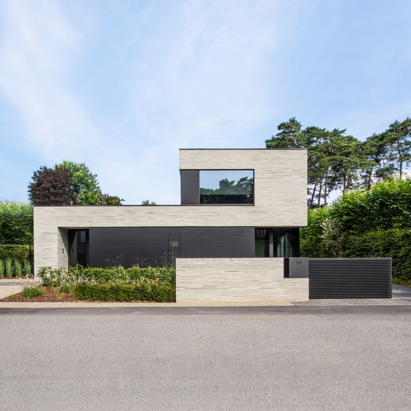 voorgevel architectuur villa luxe ontwerp sfar modern ontwerp