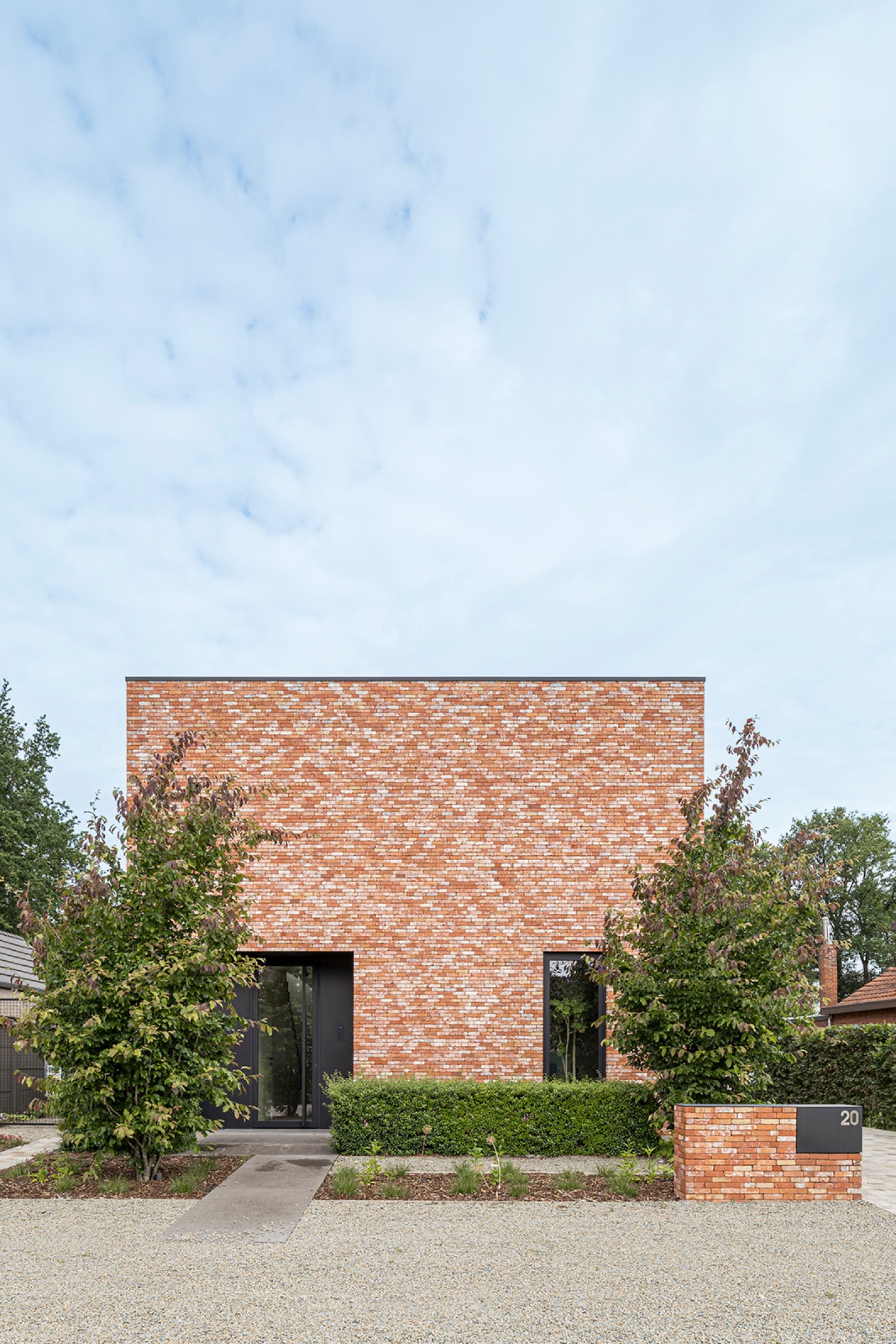 voorgevel modern beeld luxe architectuur tijdloos ontwerp architect