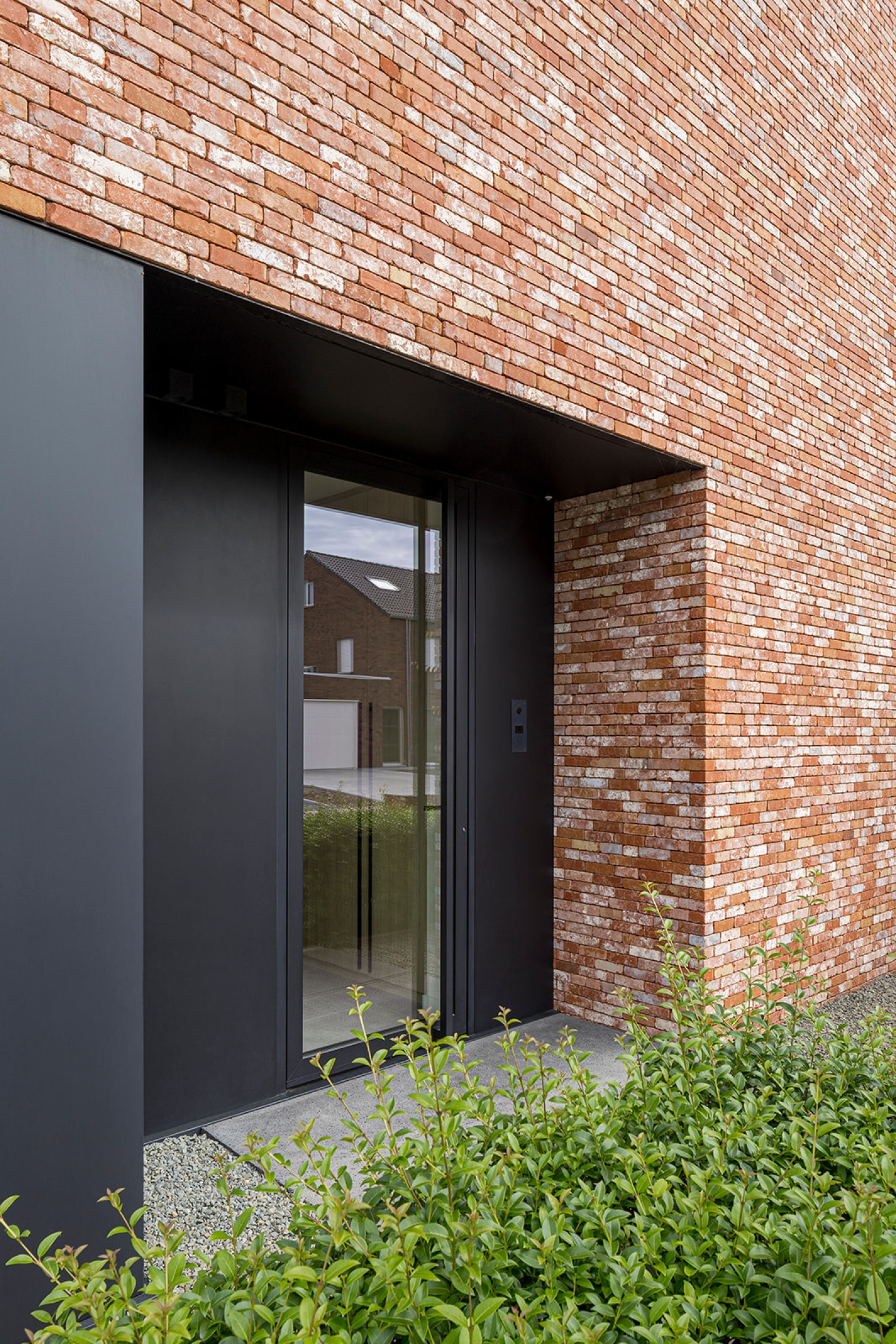 overdekte inkom details ontwerp nieuwbouw architect