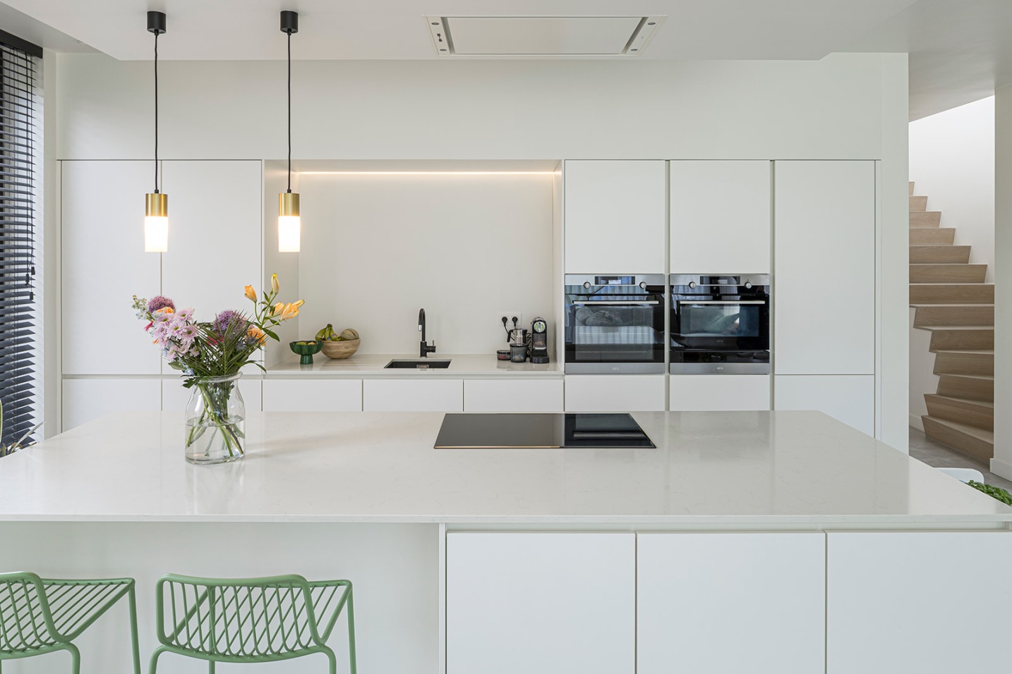 moderne keuken ontwerp luxe interieur wit sfeervol architectuur