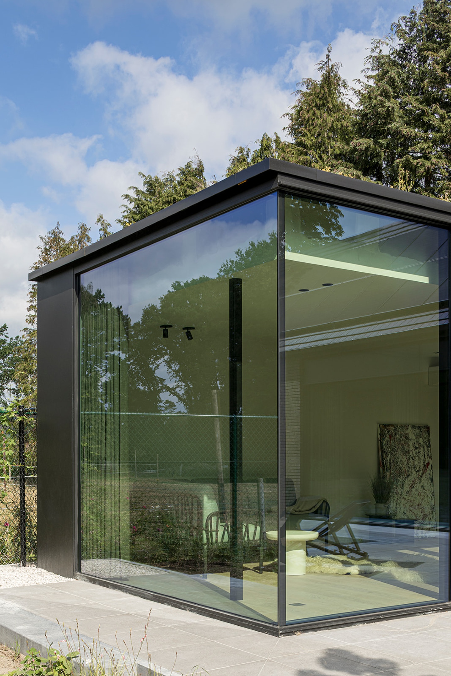 moderne uitbouw verbouwing luxe glaspartij