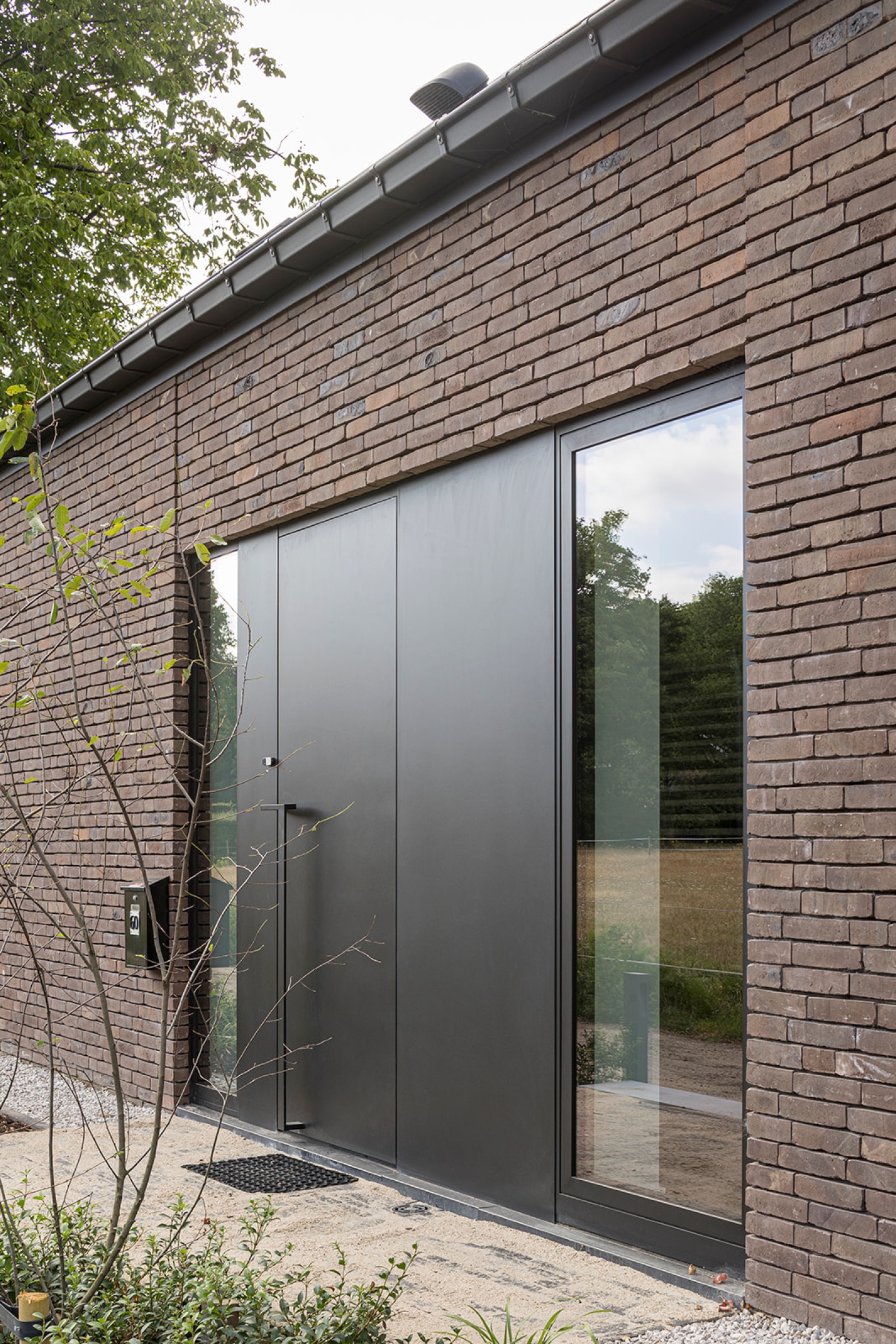moderne voorgevel luxe ontwerp aluminium voordeur