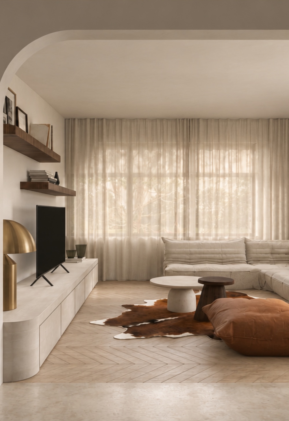 Verbouwing woning villa mid century ontwerp tijdloze architectuur render